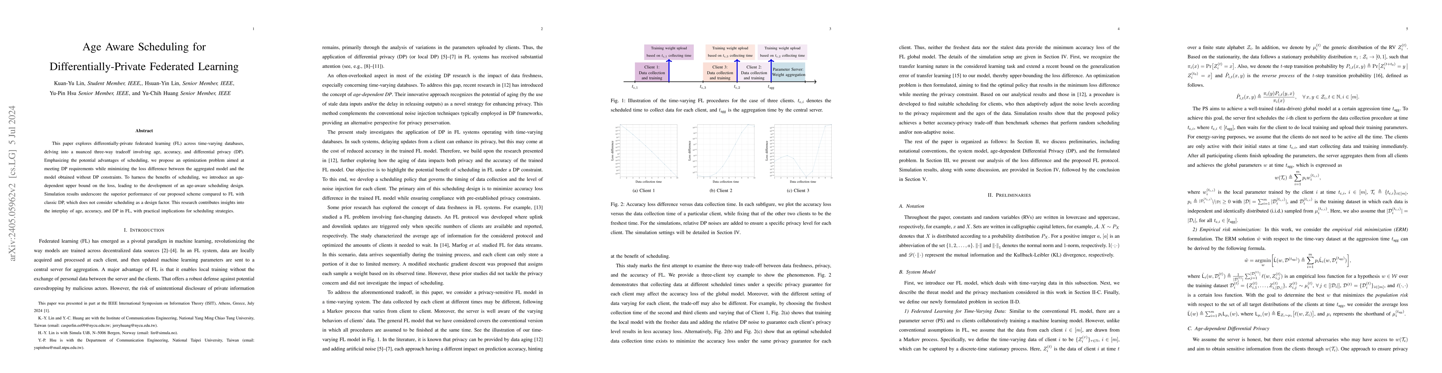 Thumbnail for Age Aware Scheduling for Differentially-Private Federated Learning
