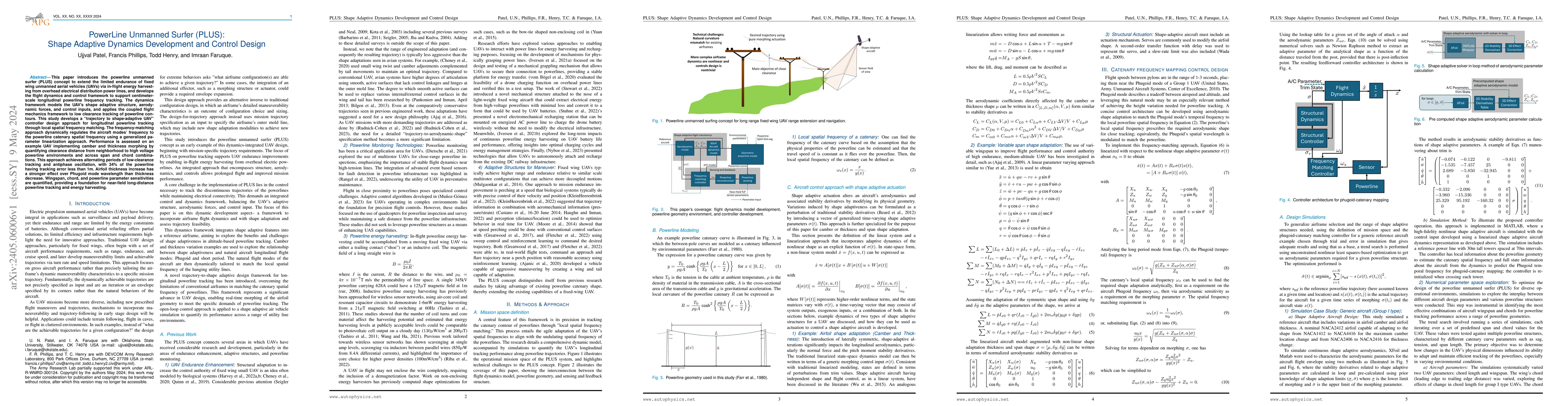 Thumbnail for PowerLine Unmanned Surfer (PLUS): Shape Adaptive Dynamics Development
  and Control Design