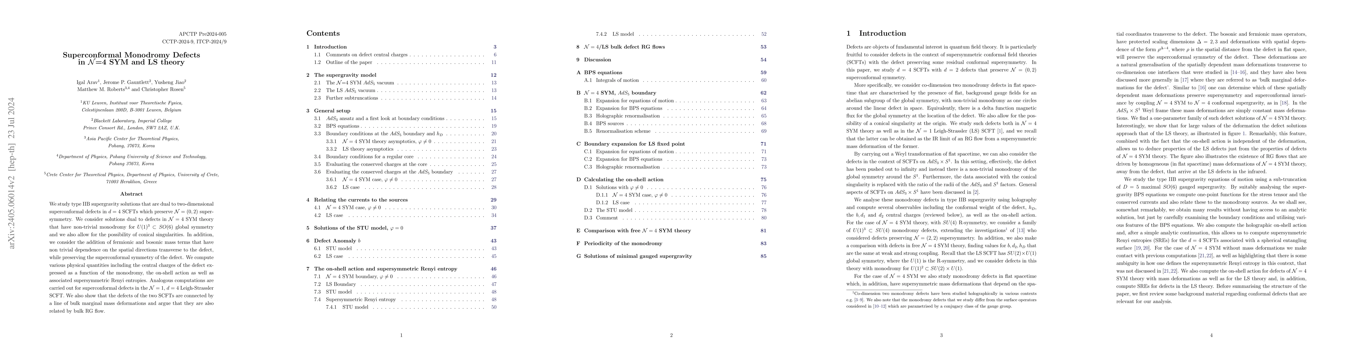 Thumbnail for Superconformal Monodromy Defects in $\mathcal{N}$=4 SYM and LS theory