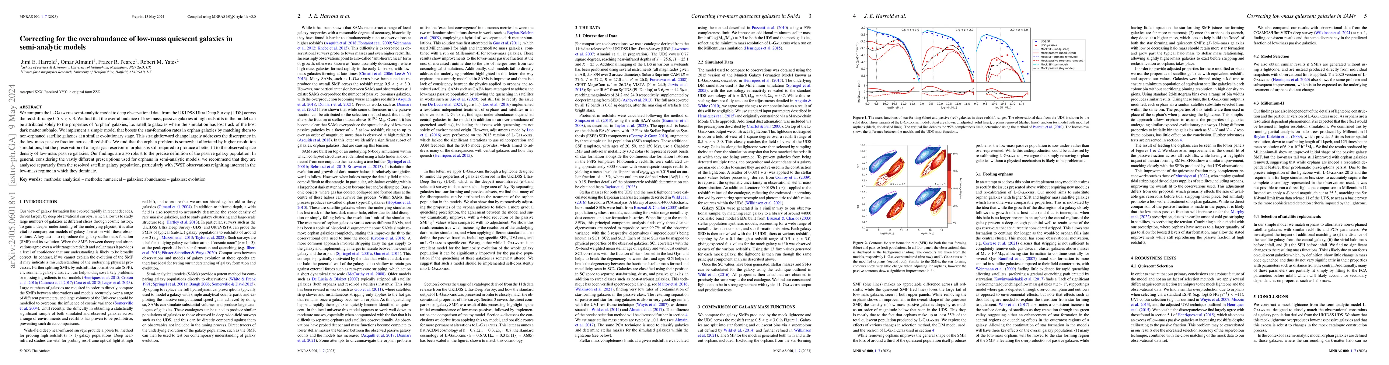 Thumbnail for Correcting for the overabundance of low-mass quiescent galaxies in
  semi-analytic models