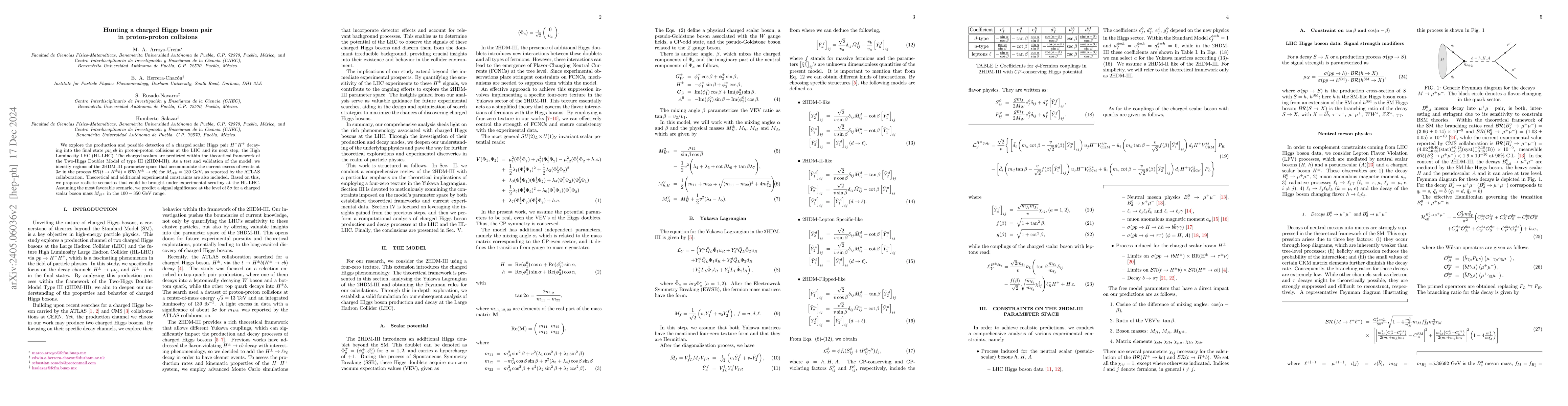 Thumbnail for Hunting a charged Higgs boson pair in proton-proton collisions