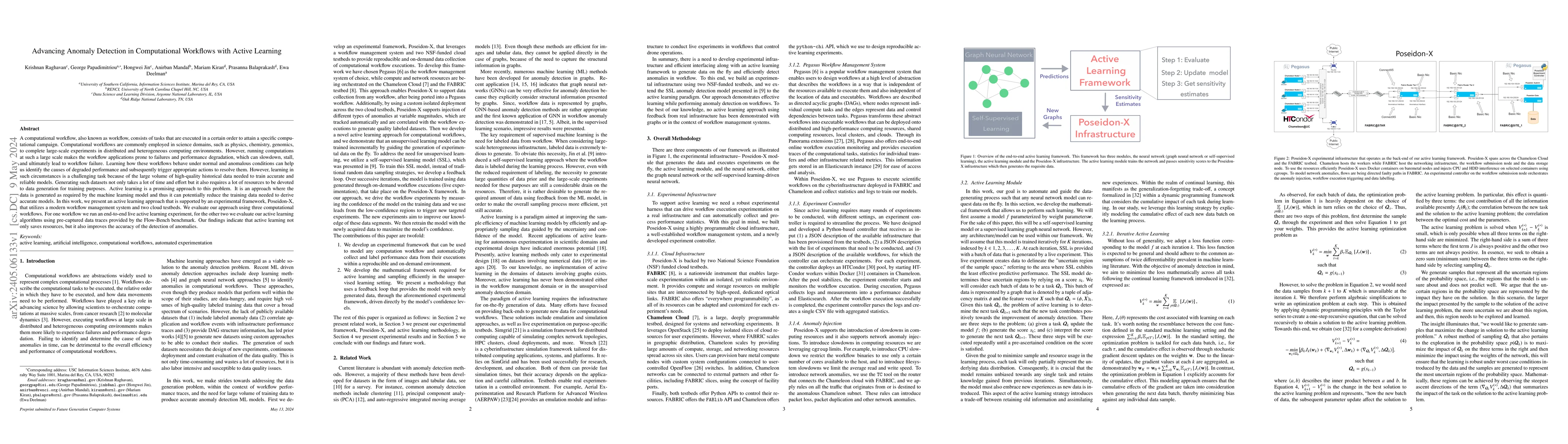 Thumbnail for Advancing Anomaly Detection in Computational Workflows with Active
  Learning