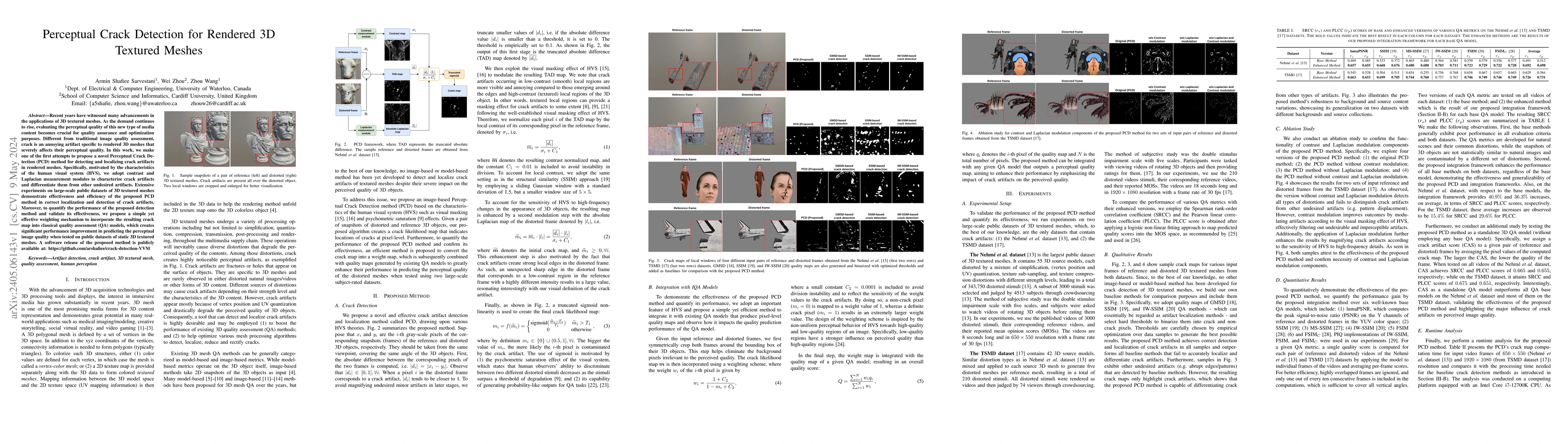 Thumbnail for Perceptual Crack Detection for Rendered 3D Textured Meshes