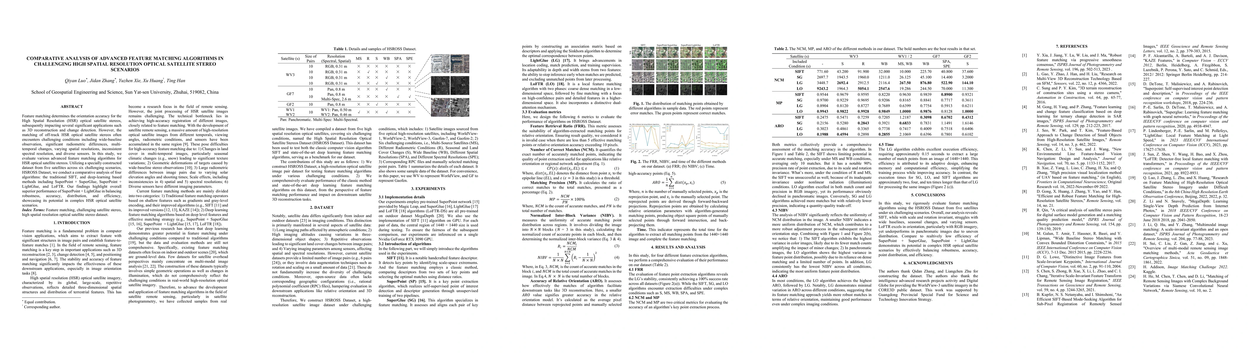Thumbnail for Comparative Analysis of Advanced Feature Matching Algorithms in
  Challenging High Spatial Resolution Optical Satellite Stereo Scenarios