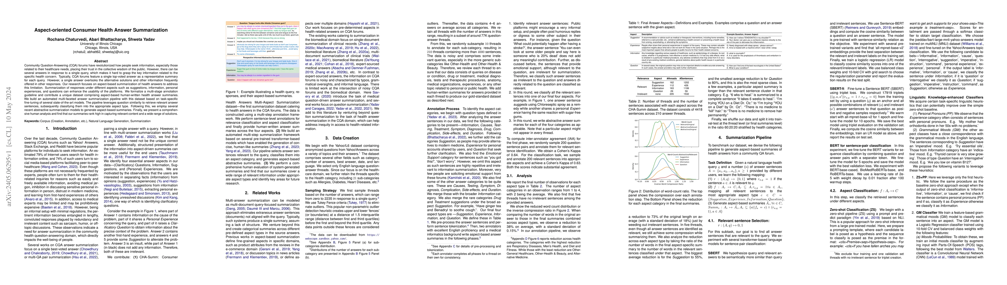 Thumbnail for Aspect-oriented Consumer Health Answer Summarization