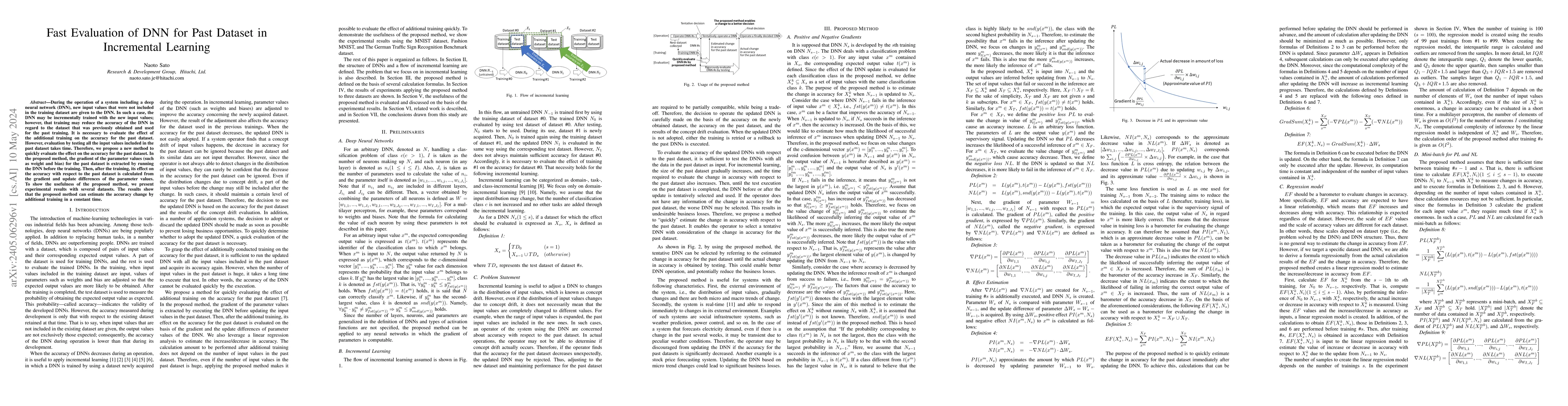 Thumbnail for Fast Evaluation of DNN for Past Dataset in Incremental Learning