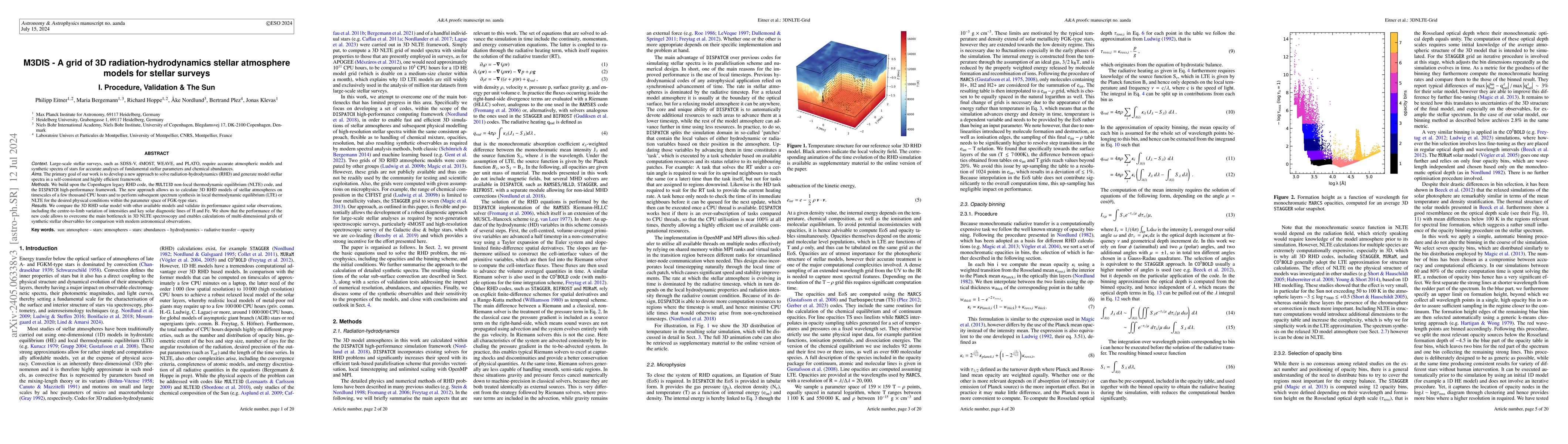 Thumbnail for M3DIS -- A grid of 3D radiation-hydrodynamics stellar atmosphere models
  for stellar surveys