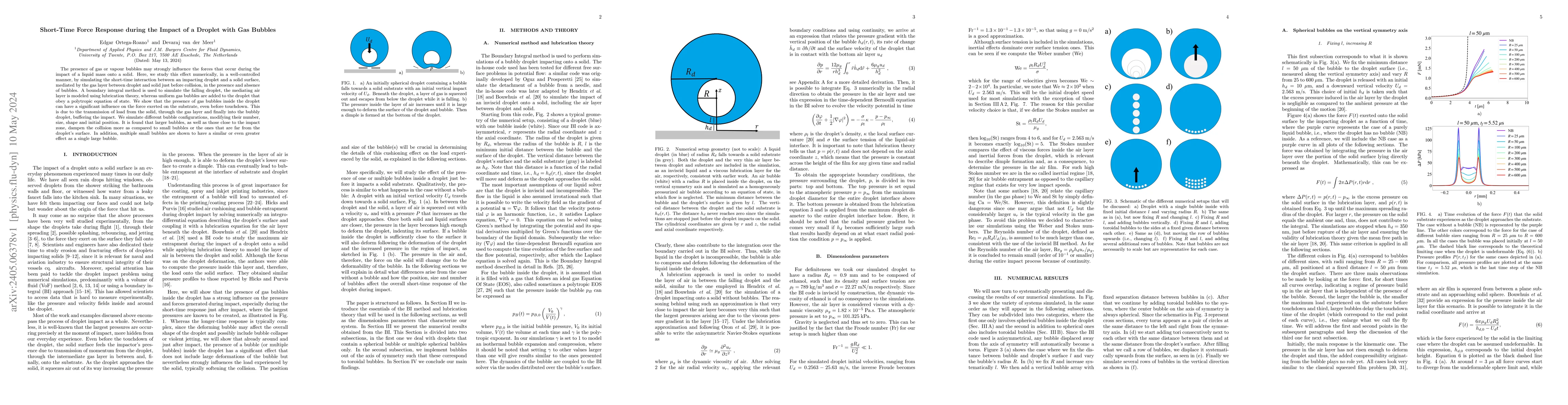 Thumbnail for Short-Time Force Response during the Impact of a Droplet with Gas
  Bubbles
