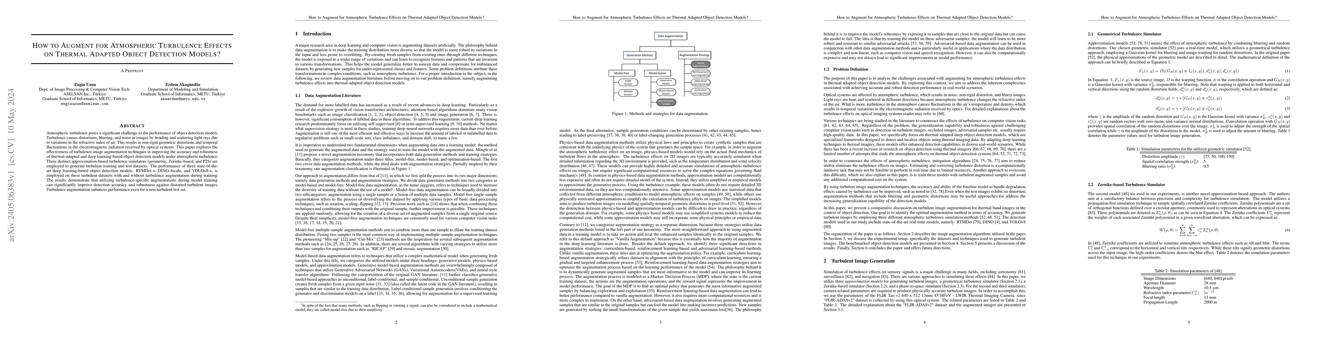 Thumbnail for How to Augment for Atmospheric Turbulence Effects on Thermal Adapted
  Object Detection Models?