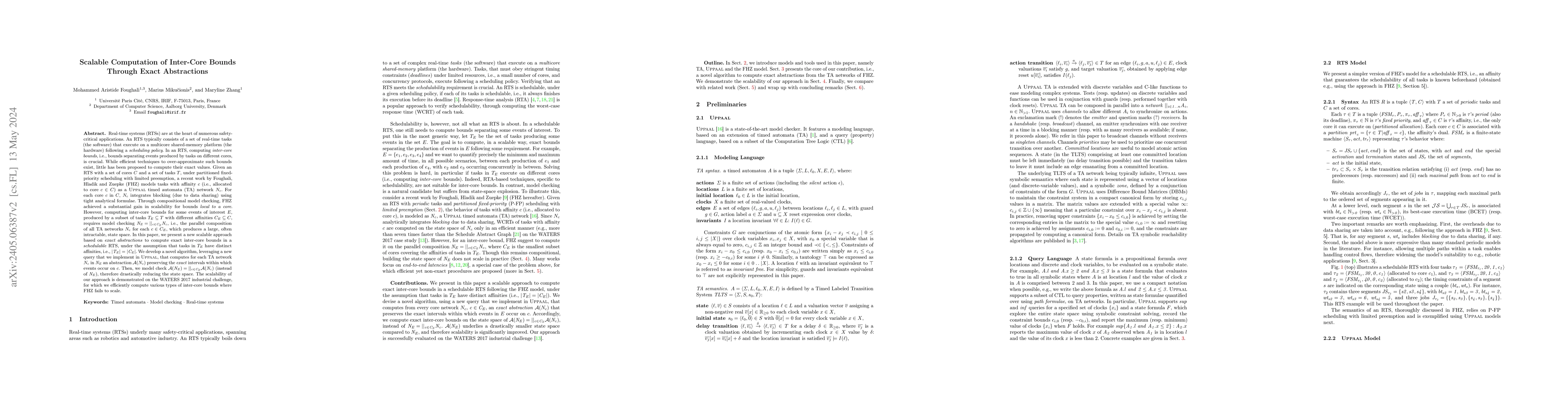 Thumbnail for Scalable Computation of Inter-Core Bounds Through Exact Abstractions