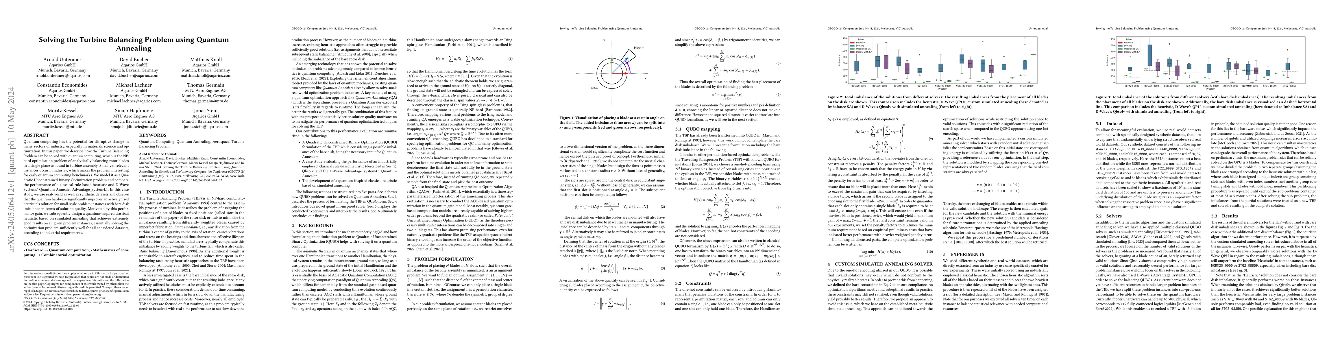 Thumbnail for Solving the Turbine Balancing Problem using Quantum Annealing