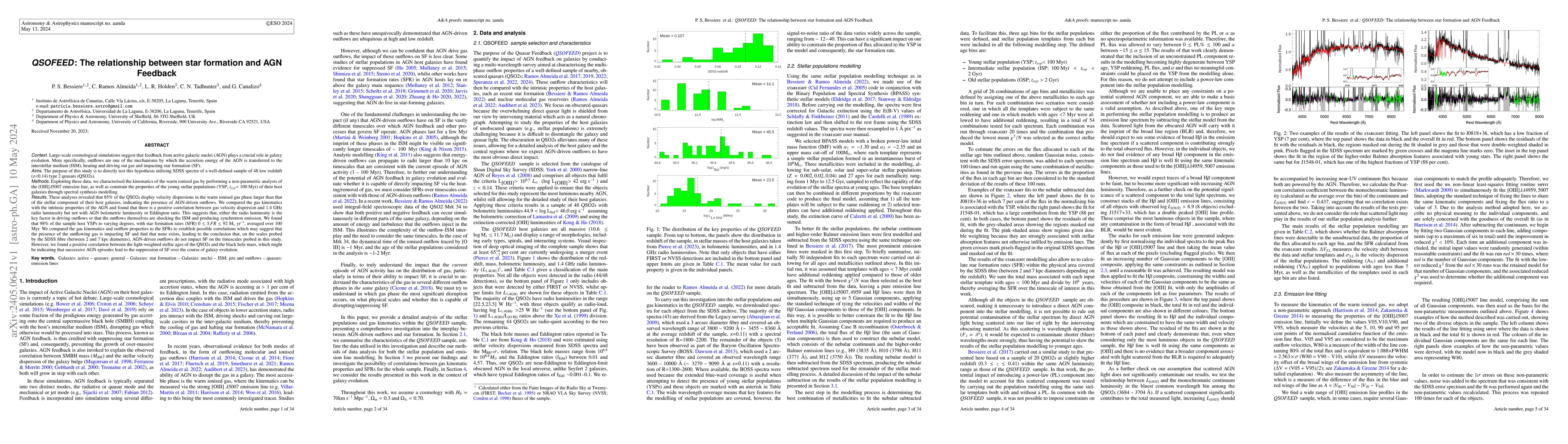 Thumbnail for QSOFEED: The relationship between star formation and AGN Feedback