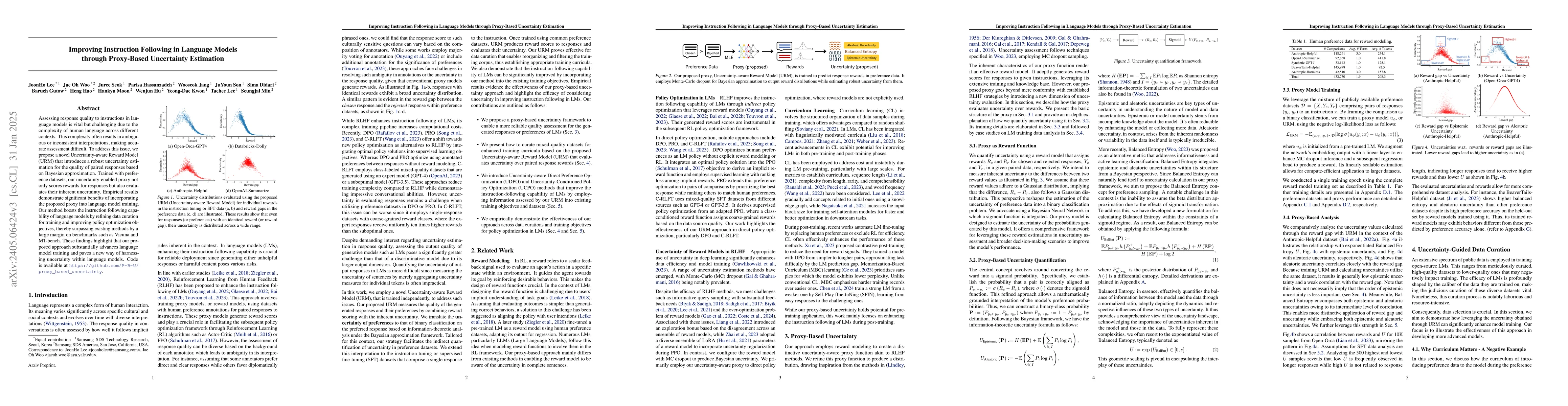 Thumbnail for Improving Instruction Following in Language Models through Proxy-Based
  Uncertainty Estimation