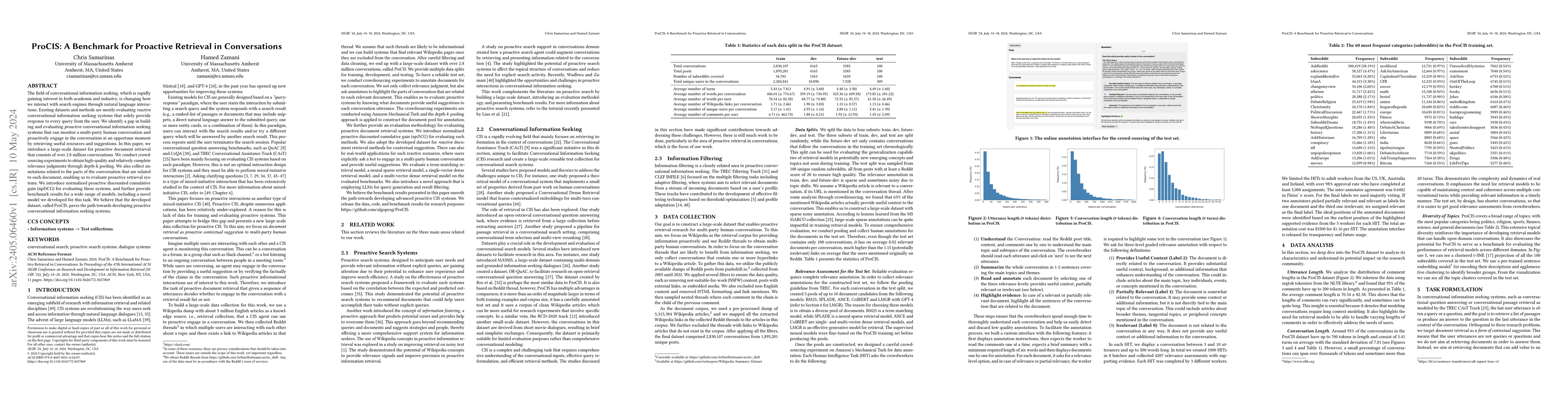 Thumbnail for ProCIS: A Benchmark for Proactive Retrieval in Conversations