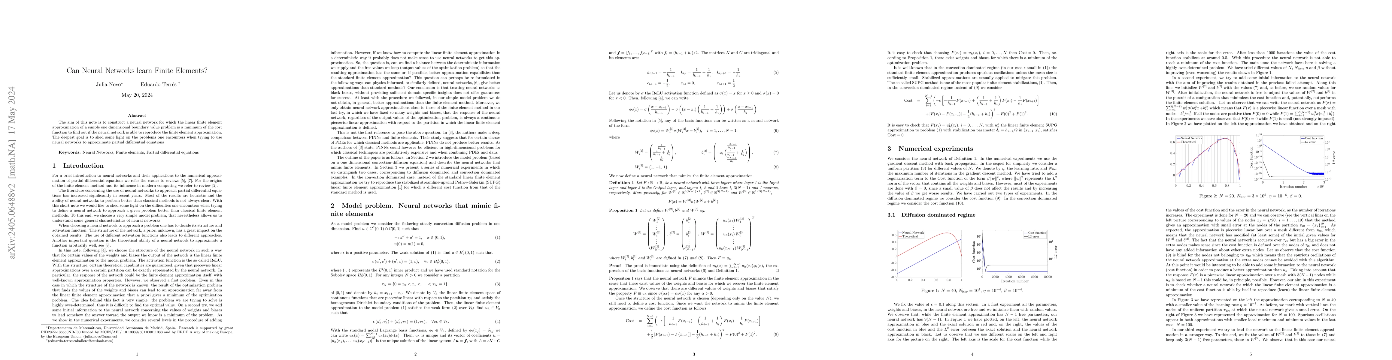Thumbnail for Can Neural Networks learn Finite Elements?