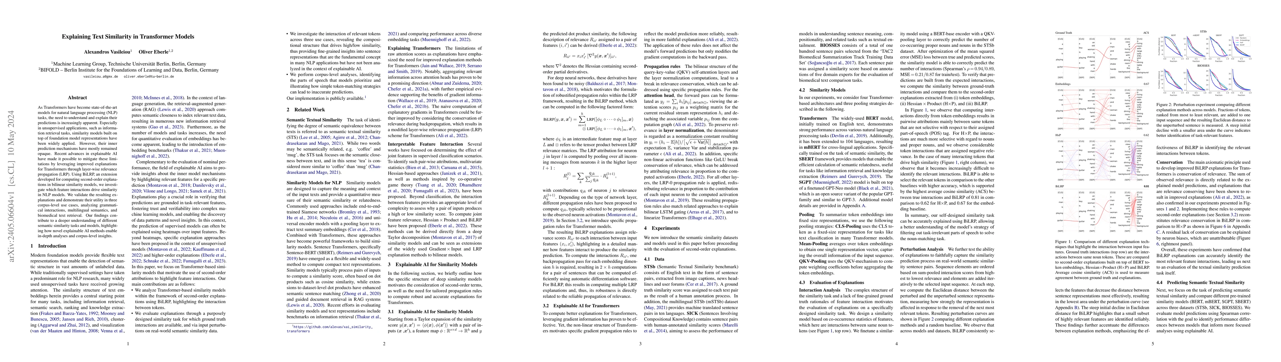 Thumbnail for Explaining Text Similarity in Transformer Models