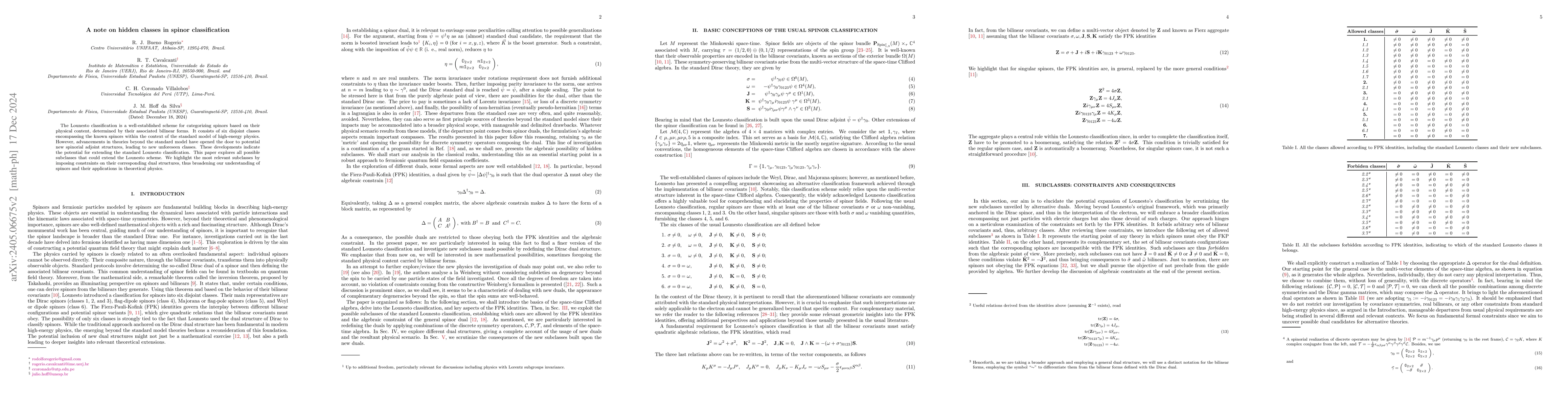 Thumbnail for A note on hidden classes in spinor classification