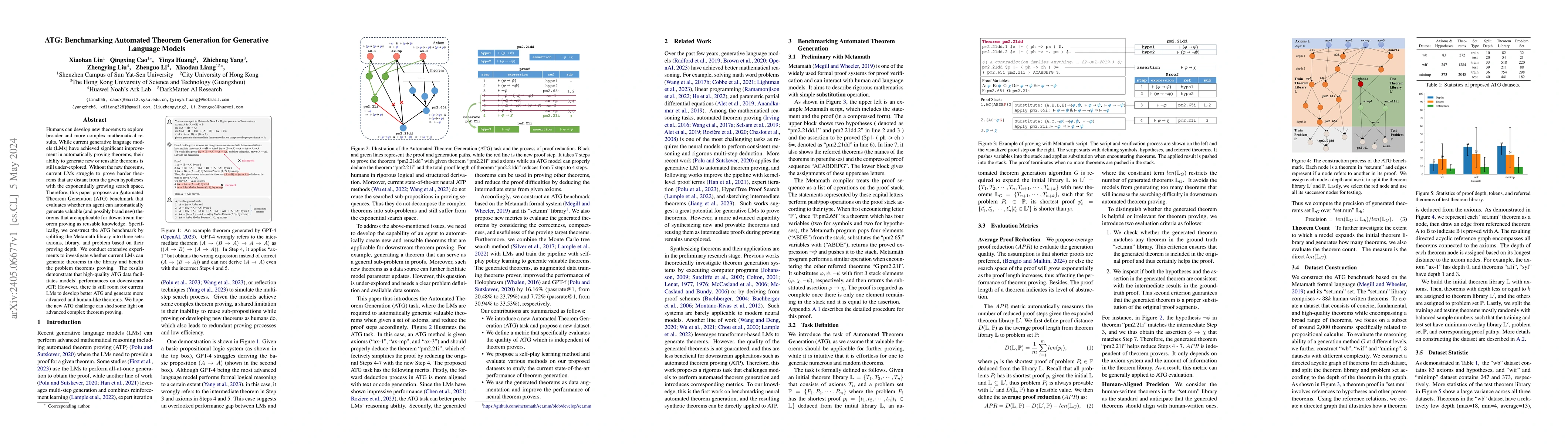 Thumbnail for ATG: Benchmarking Automated Theorem Generation for Generative Language
  Models