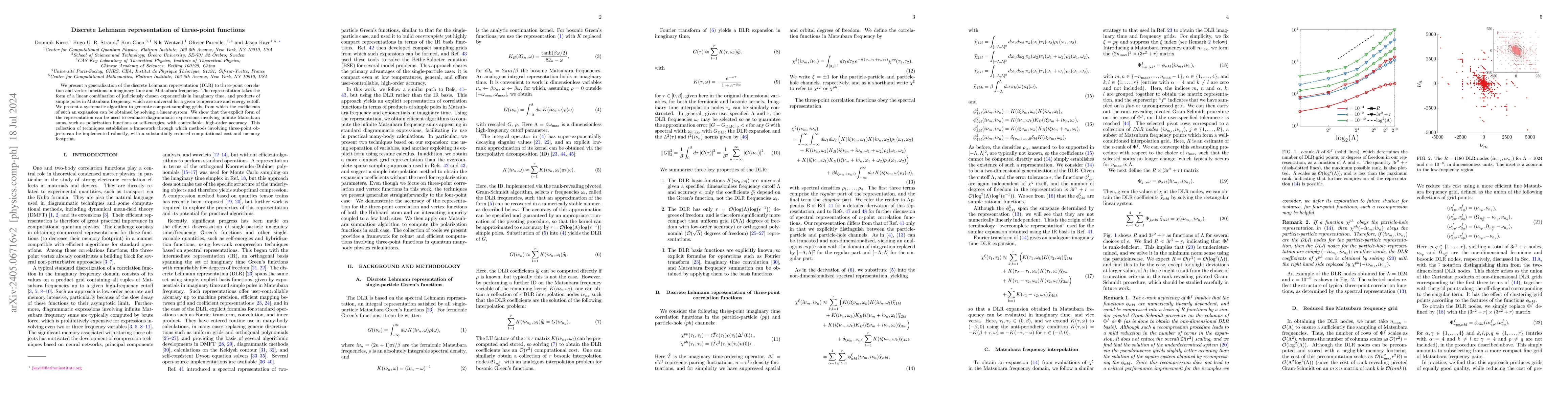 Thumbnail for Discrete Lehmann representation of three-point functions