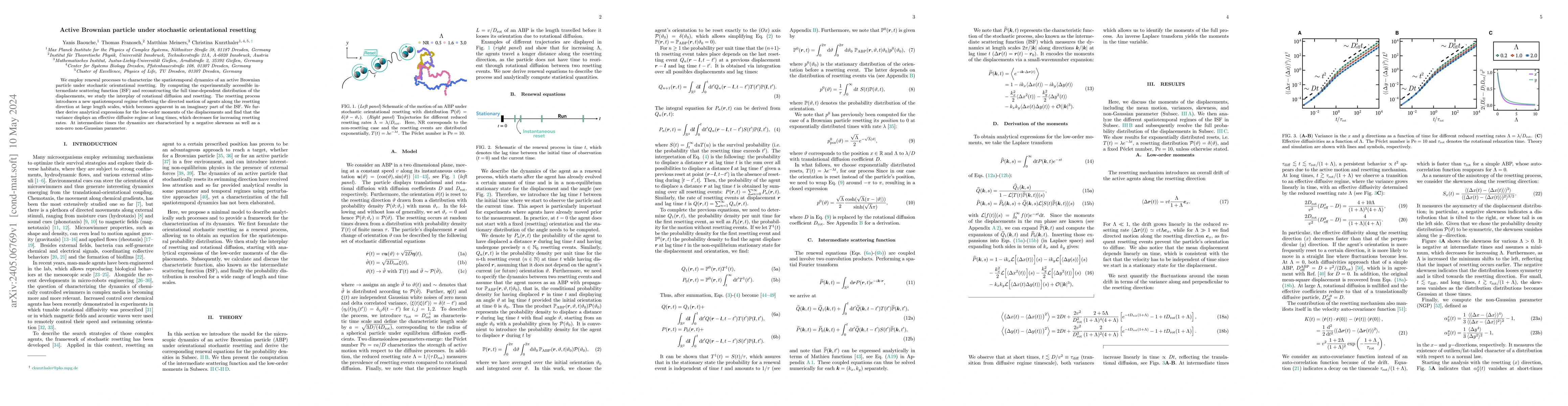 Thumbnail for Active Brownian particle under stochastic orientational resetting