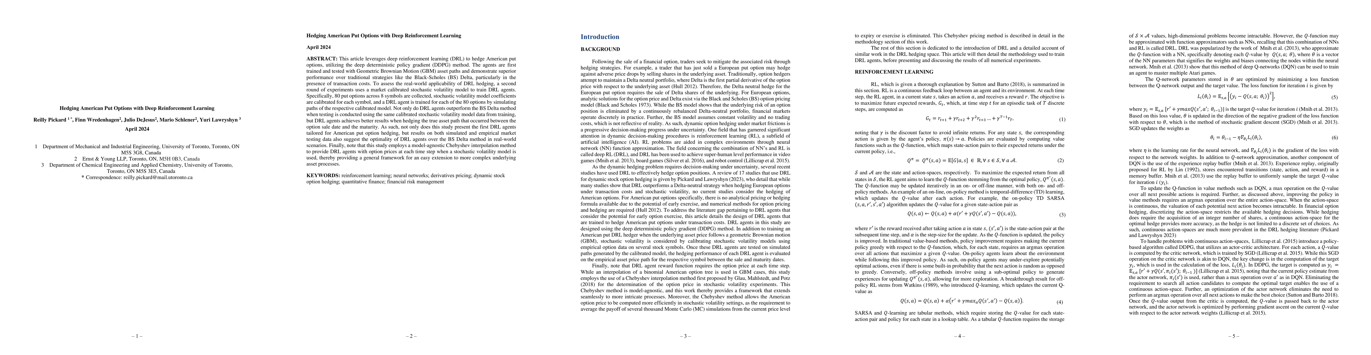 Thumbnail for Hedging American Put Options with Deep Reinforcement Learning