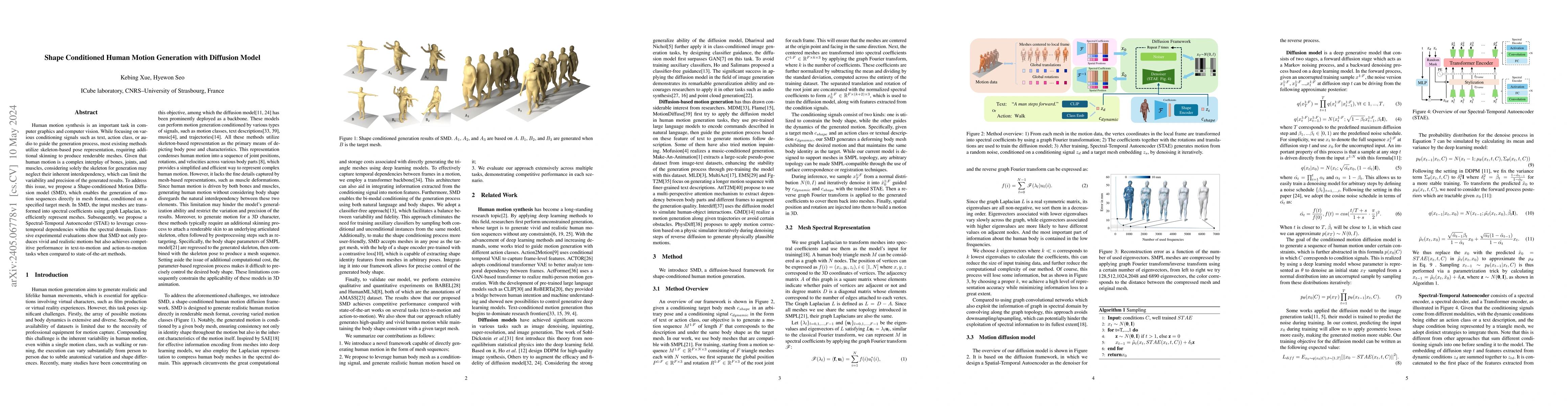 Thumbnail for Shape Conditioned Human Motion Generation with Diffusion Model