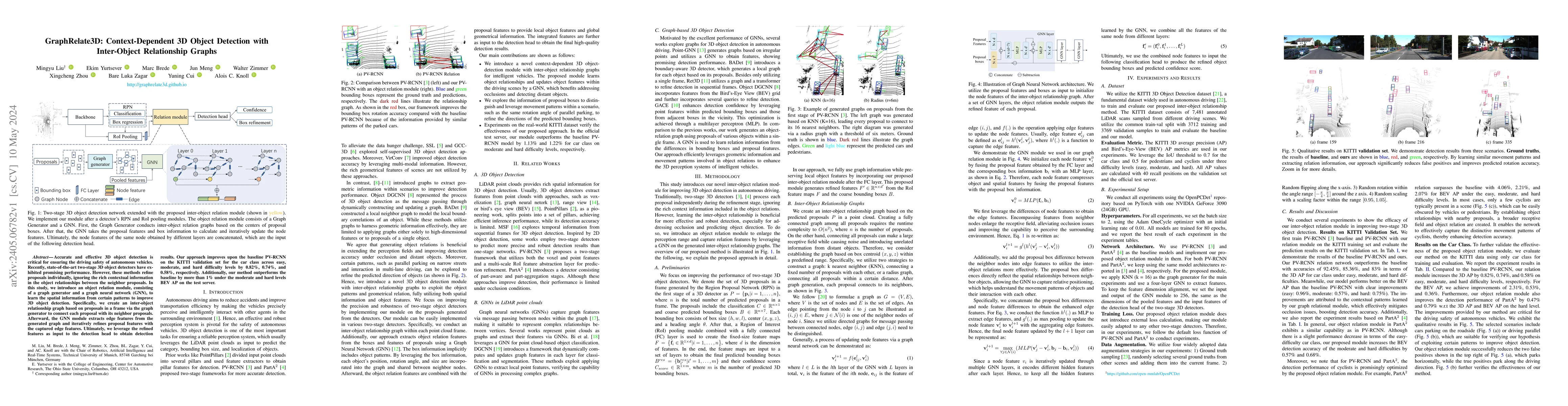 Thumbnail for GraphRelate3D: Context-Dependent 3D Object Detection with Inter-Object
  Relationship Graphs