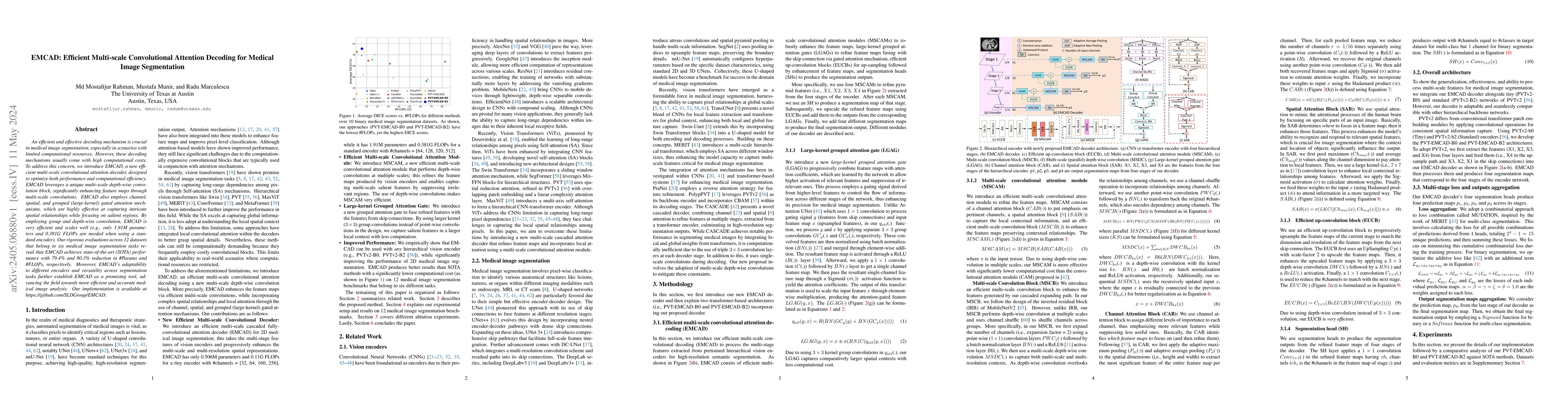 Thumbnail for EMCAD: Efficient Multi-scale Convolutional Attention Decoding for
  Medical Image Segmentation