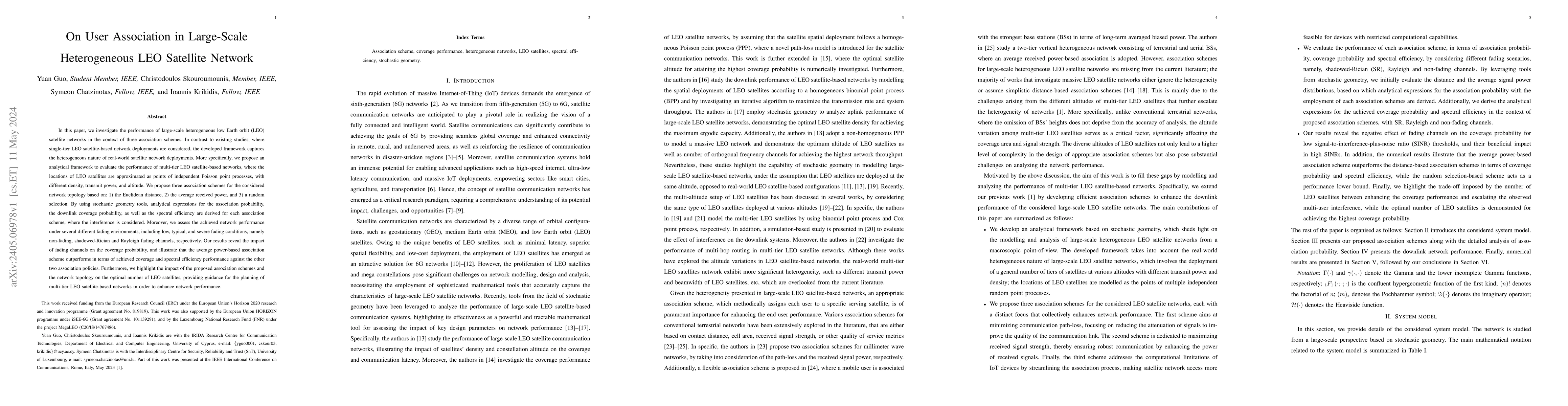Thumbnail for On User Association in Large-Scale Heterogeneous LEO Satellite Network