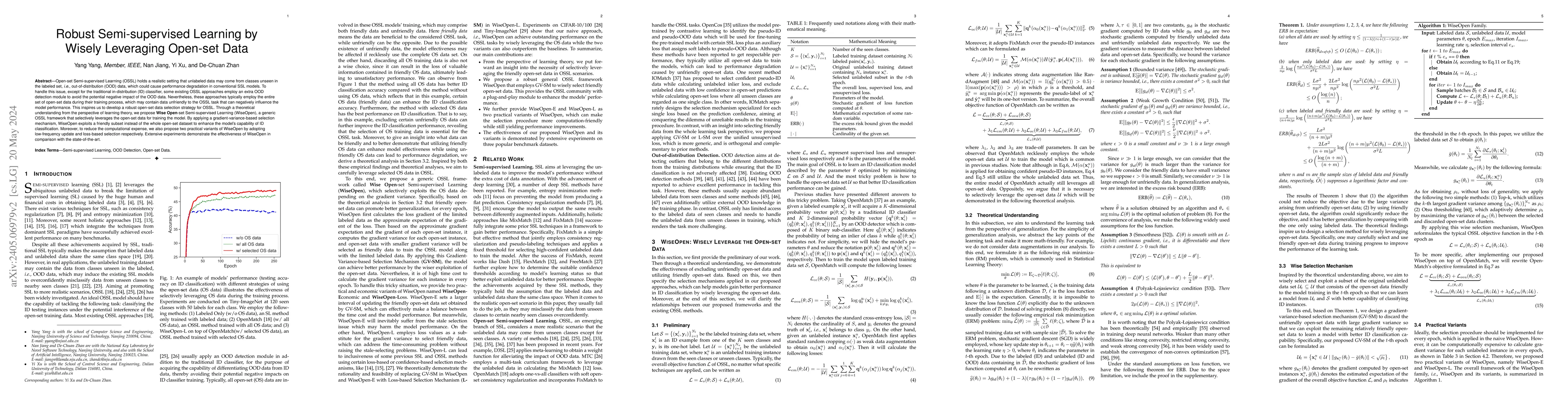 Thumbnail for Robust Semi-supervised Learning by Wisely Leveraging Open-set Data