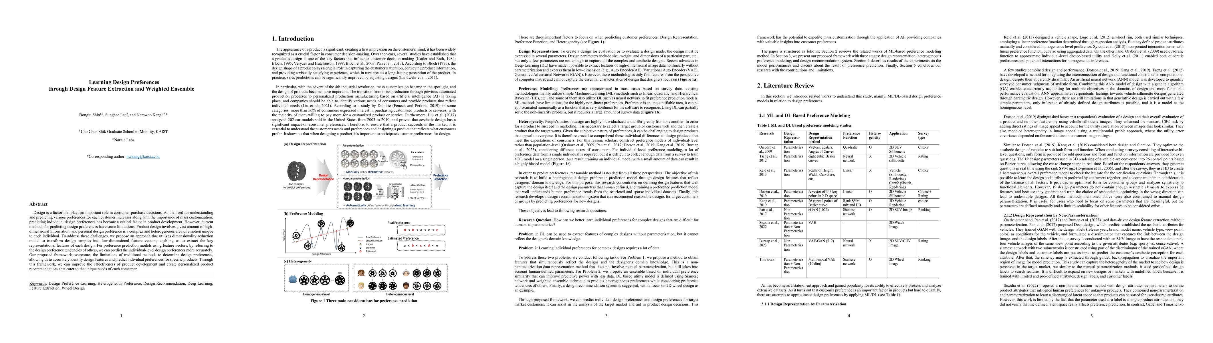 Thumbnail for Learning Design Preferences through Design Feature Extraction and
  Weighted Ensemble