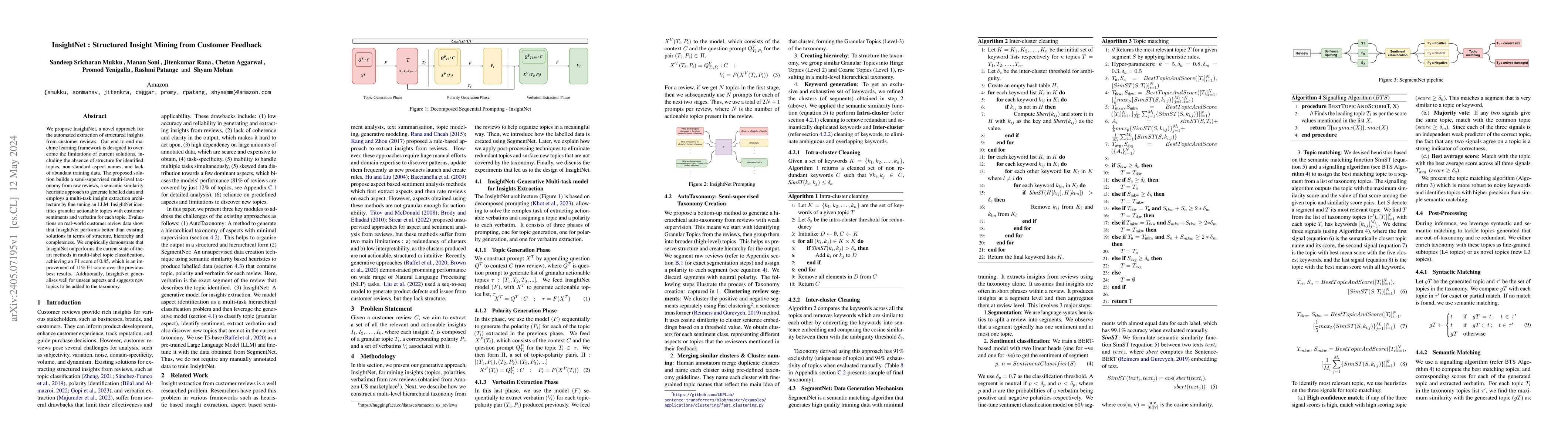 Thumbnail for InsightNet: Structured Insight Mining from Customer Feedback