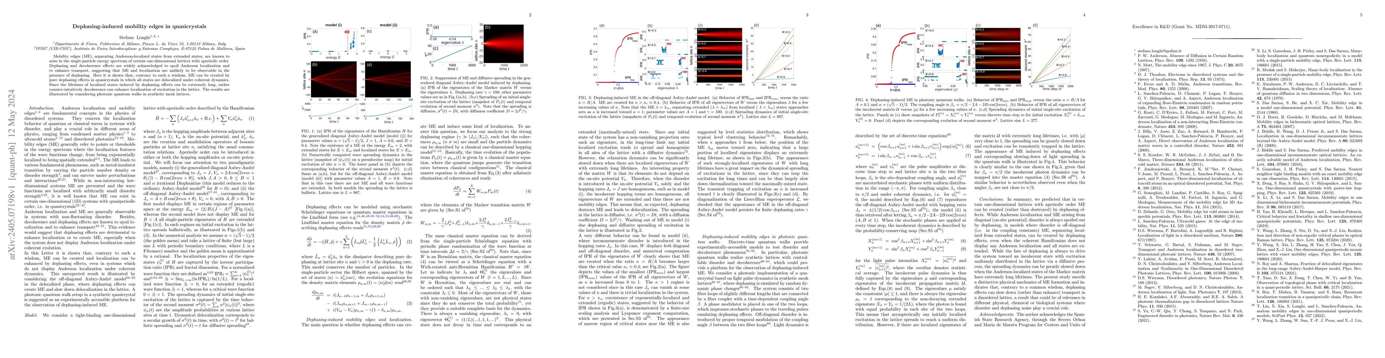 Thumbnail for Dephasing-induced mobility edges in quasicrystals
