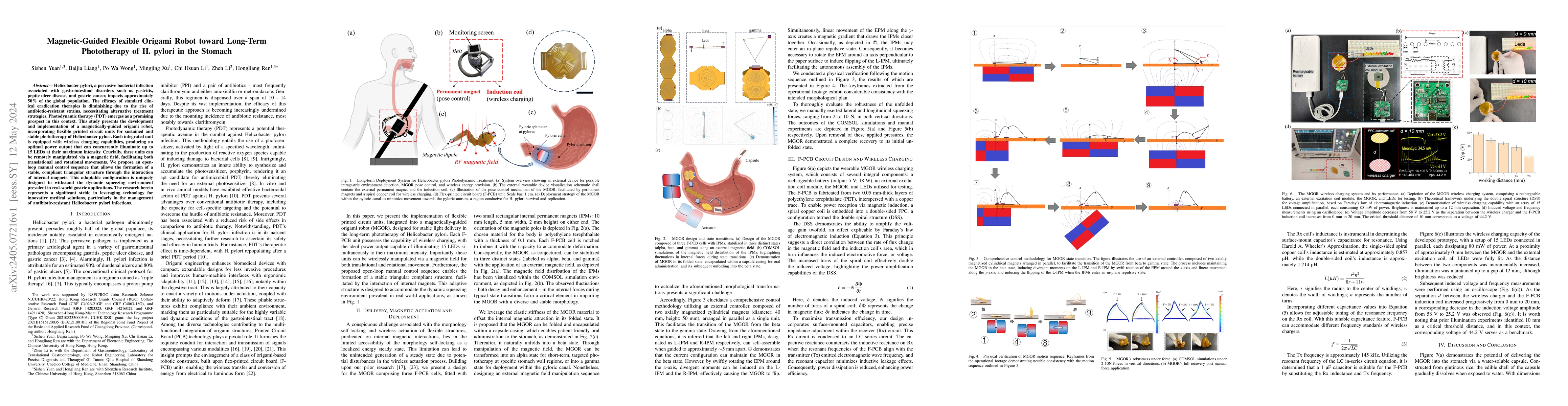 Thumbnail for Magnetic-Guided Flexible Origami Robot toward Long-Term Phototherapy of
  H. pylori in the Stomach