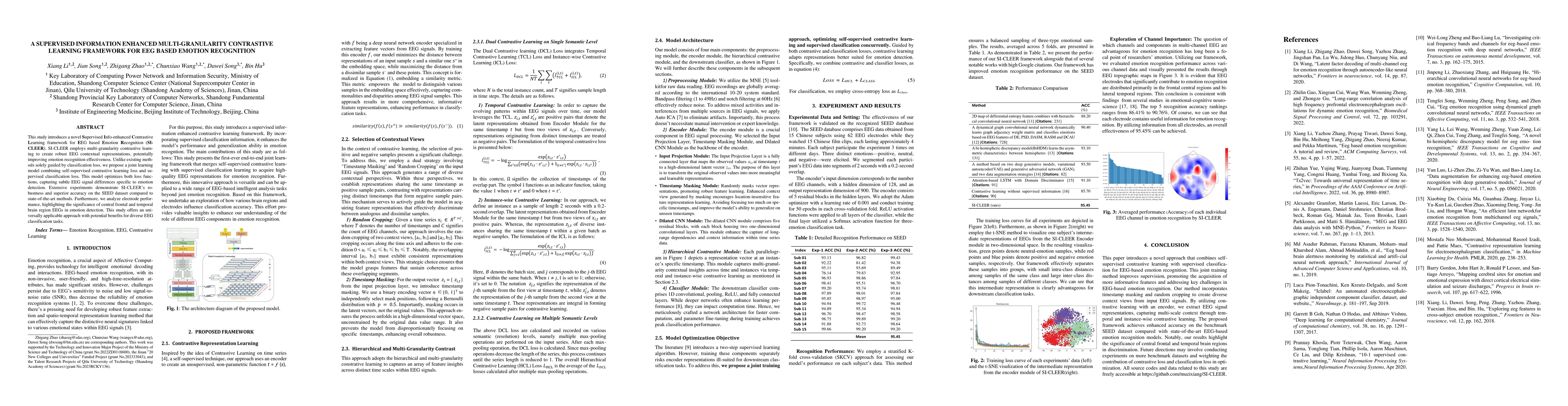 Thumbnail for A Supervised Information Enhanced Multi-Granularity Contrastive Learning
  Framework for EEG Based Emotion Recognition