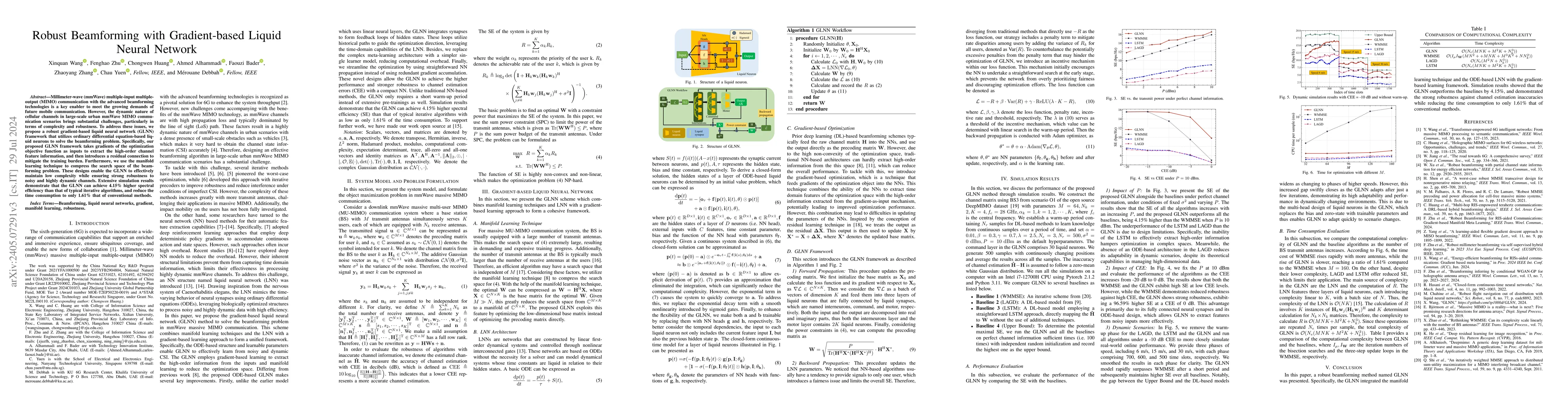 Thumbnail for Robust Beamforming with Gradient-based Liquid Neural Network