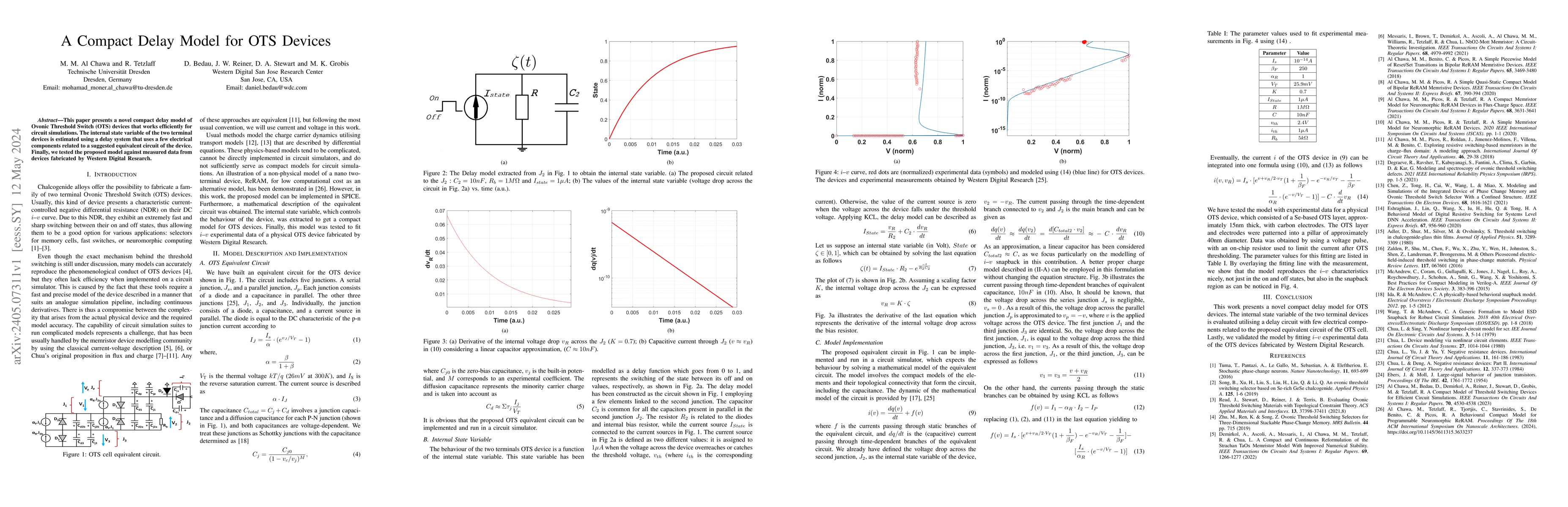 Thumbnail for A Compact Delay Model for OTS Devices
