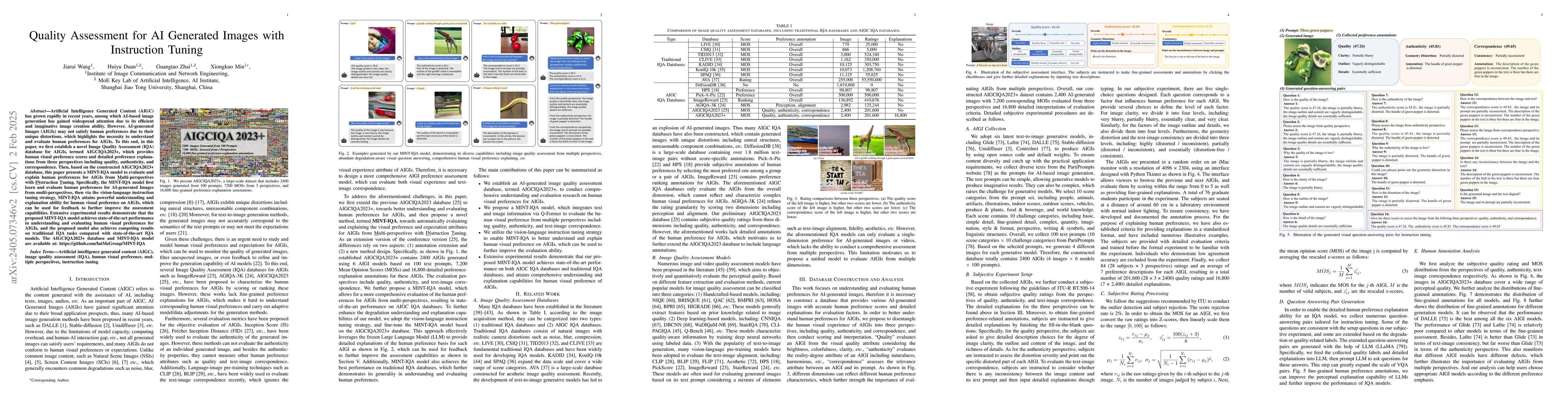 Thumbnail for Understanding and Evaluating Human Preferences for AI Generated Images
  with Instruction Tuning