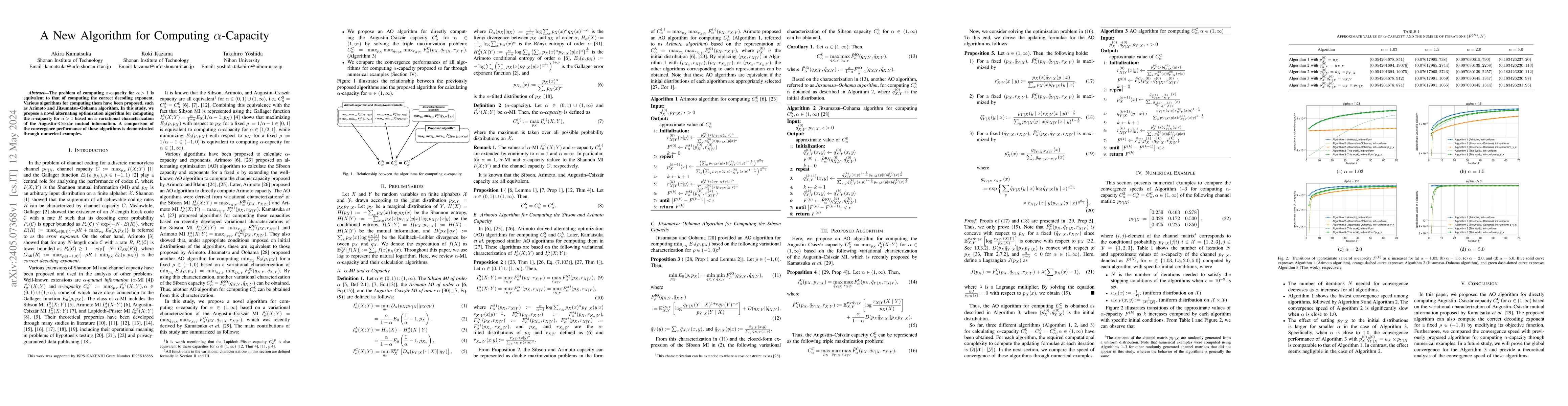 Thumbnail for A New Algorithm for Computing $\alpha$-Capacity