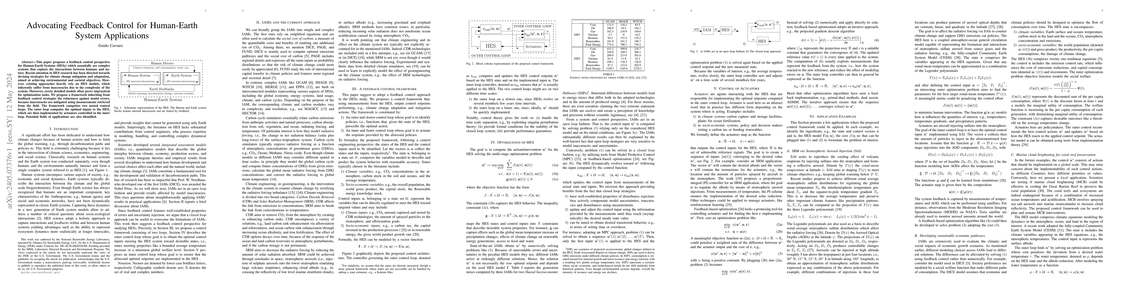 Thumbnail for Advocating Feedback Control for Human-Earth System Applications