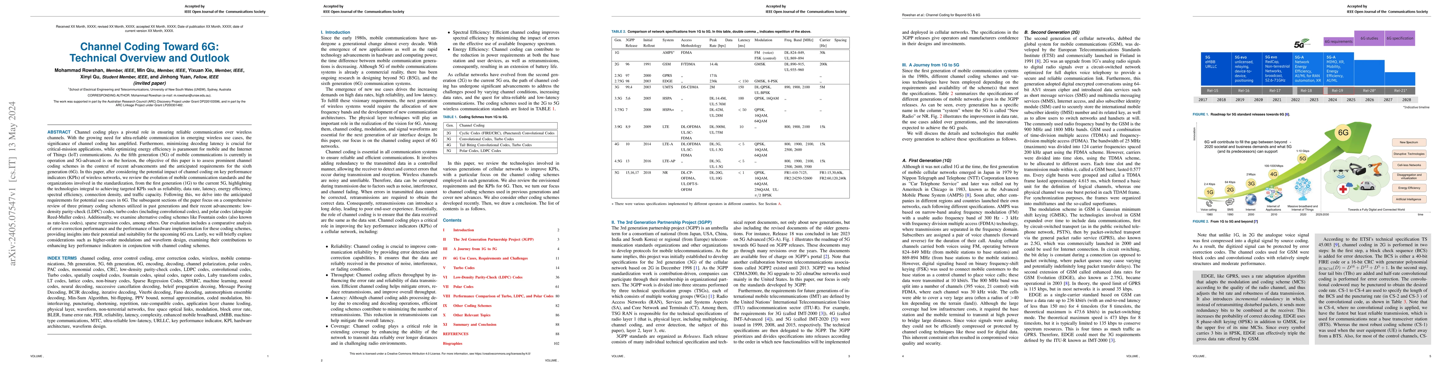 Thumbnail for Channel Coding Toward 6G: Technical Overview and Outlook