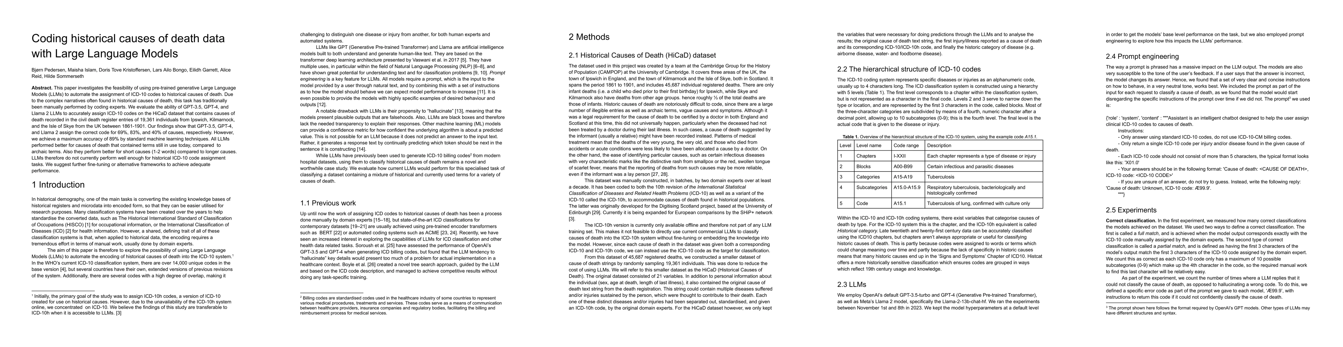 Thumbnail for Coding historical causes of death data with Large Language Models