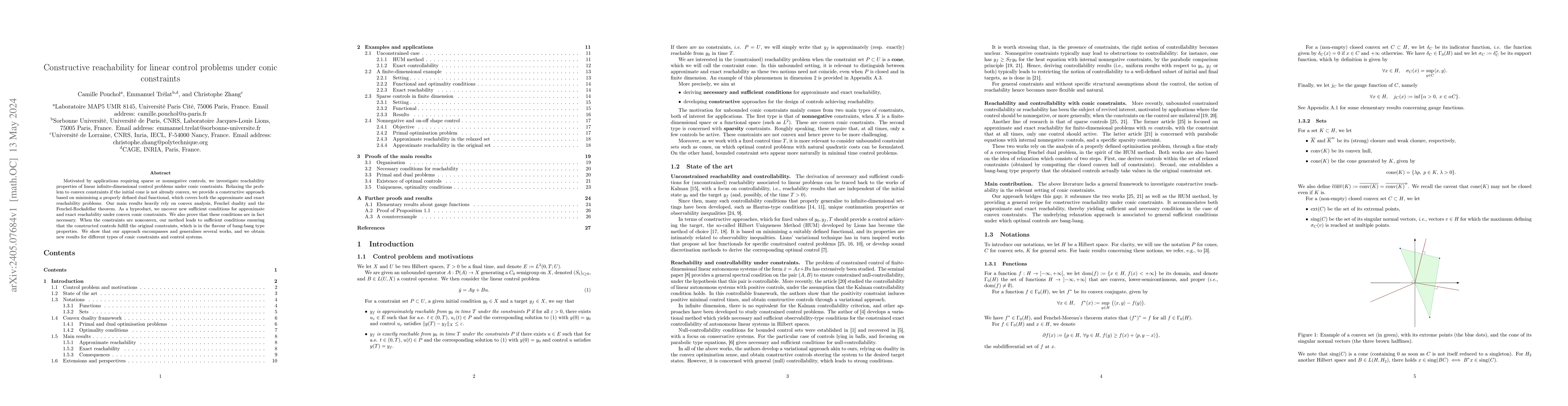 Thumbnail for Constructive reachability for linear control problems under conic
  constraints