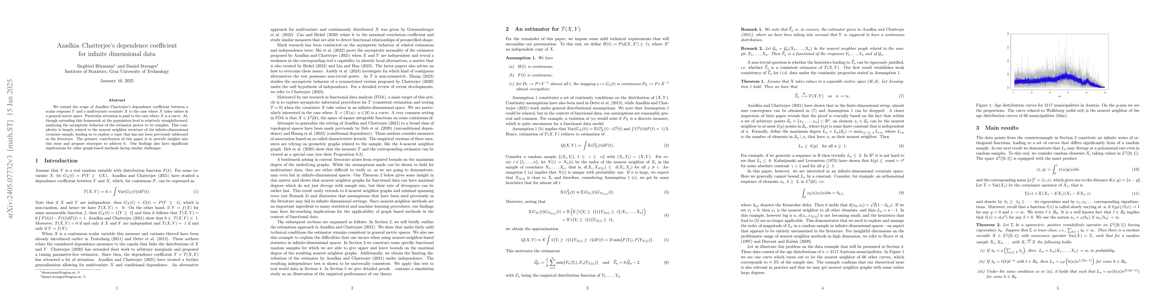 Thumbnail for Measuring dependence between a scalar response and a functional
  covariate