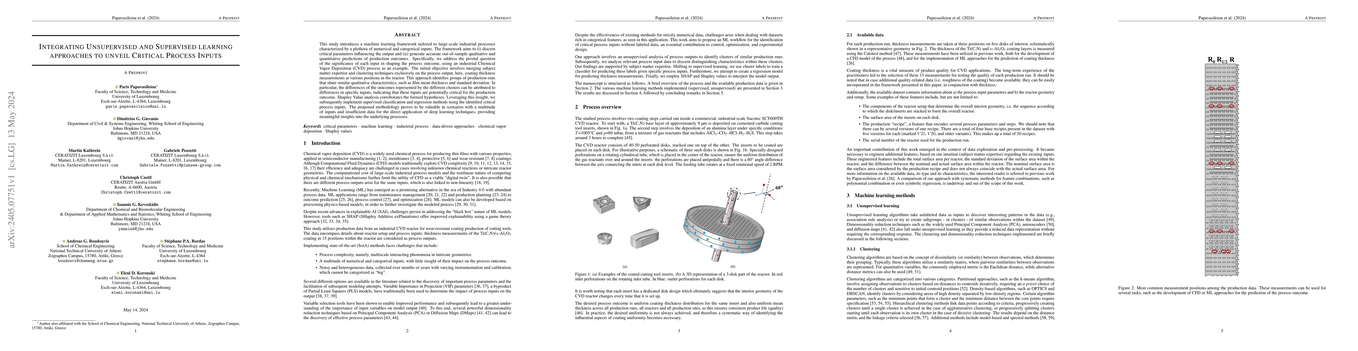 Thumbnail for Integrating supervised and unsupervised learning approaches to unveil
  critical process inputs