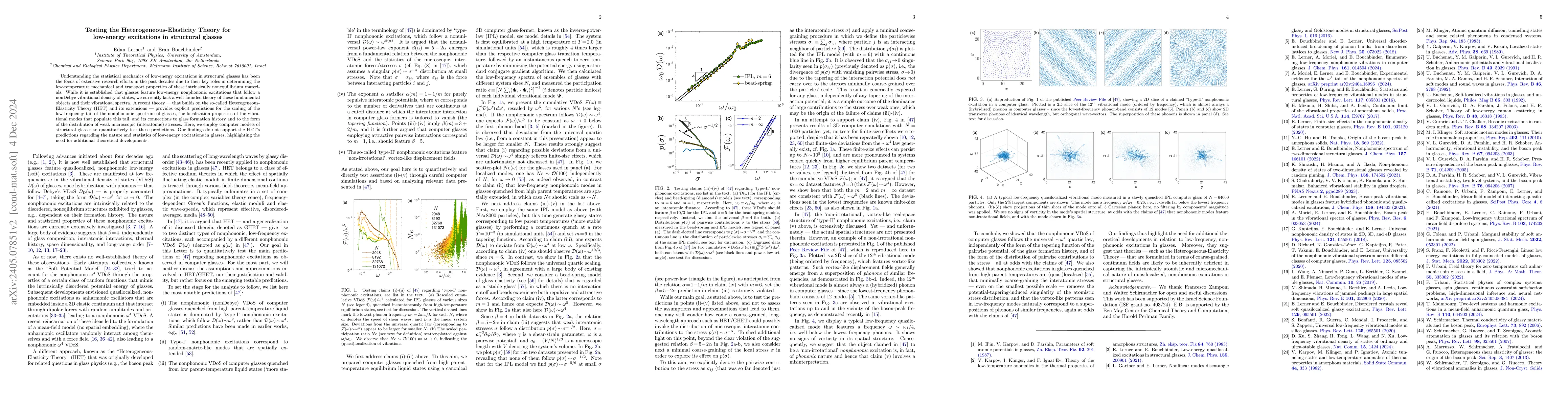 Thumbnail for Generic statistical and spatial properties of low-energy excitations in
  computer glasses