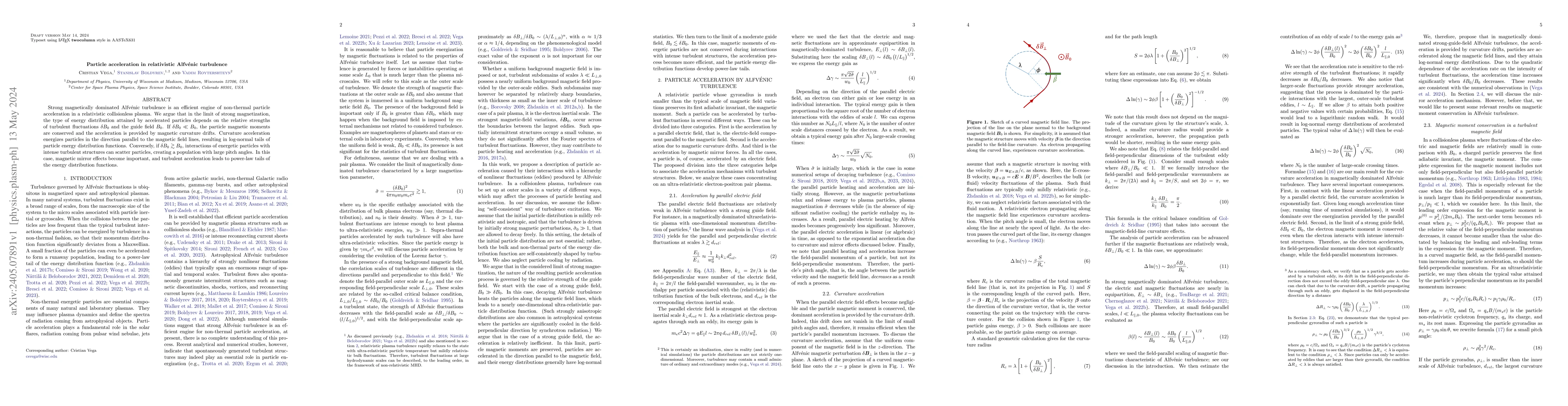 Thumbnail for Particle acceleration in relativistic Alfv\'enic turbulence