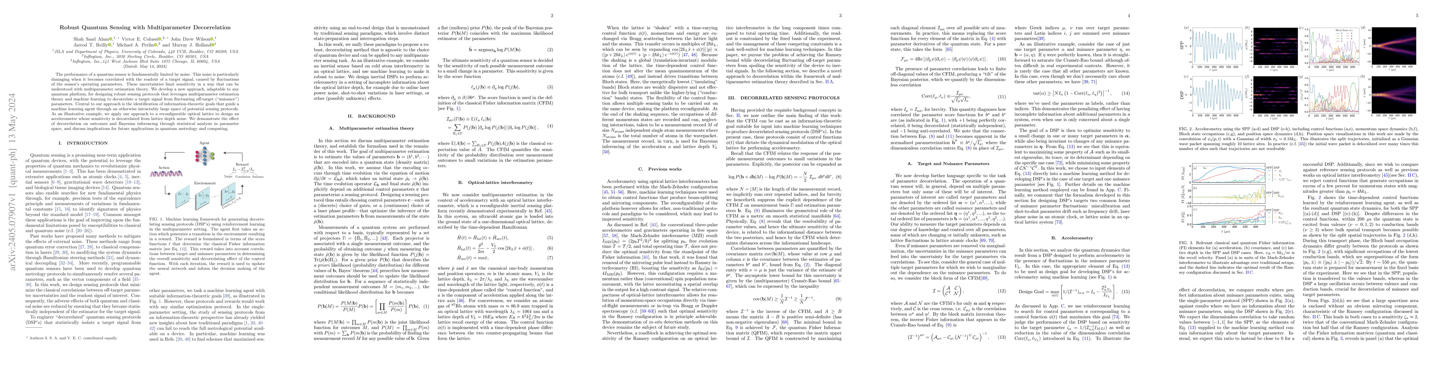 Thumbnail for Robust Quantum Sensing with Multiparameter Decorrelation