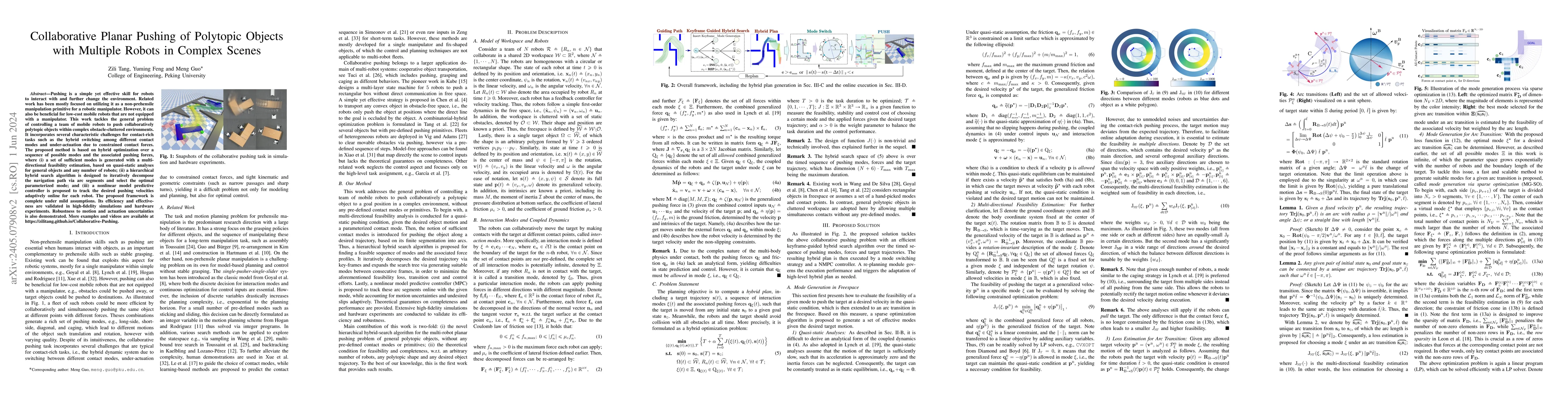 Thumbnail for Collaborative Planar Pushing of Polytopic Objects with Multiple Robots
  in Complex Scenes