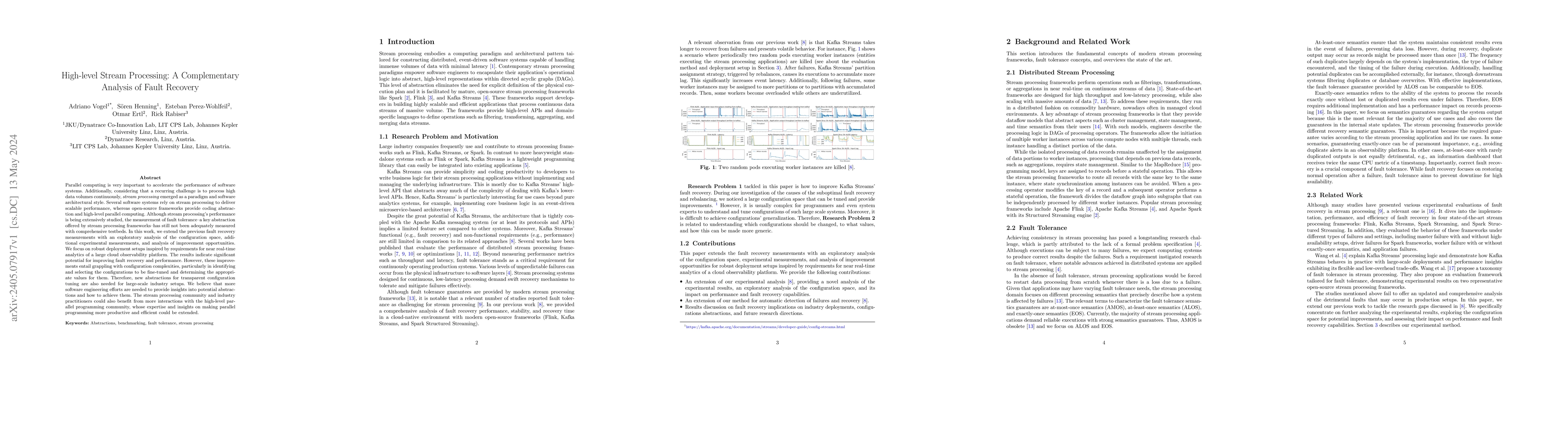 Thumbnail for High-level Stream Processing: A Complementary Analysis of Fault Recovery